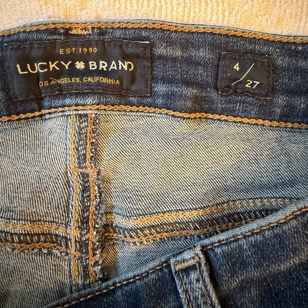 Lucky Brand Women's Skinny Jeans - Dark Blue - Picture 4 of 7